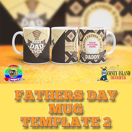 father's day mug template