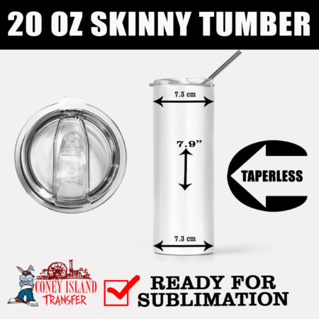20 oz skinny tumbler